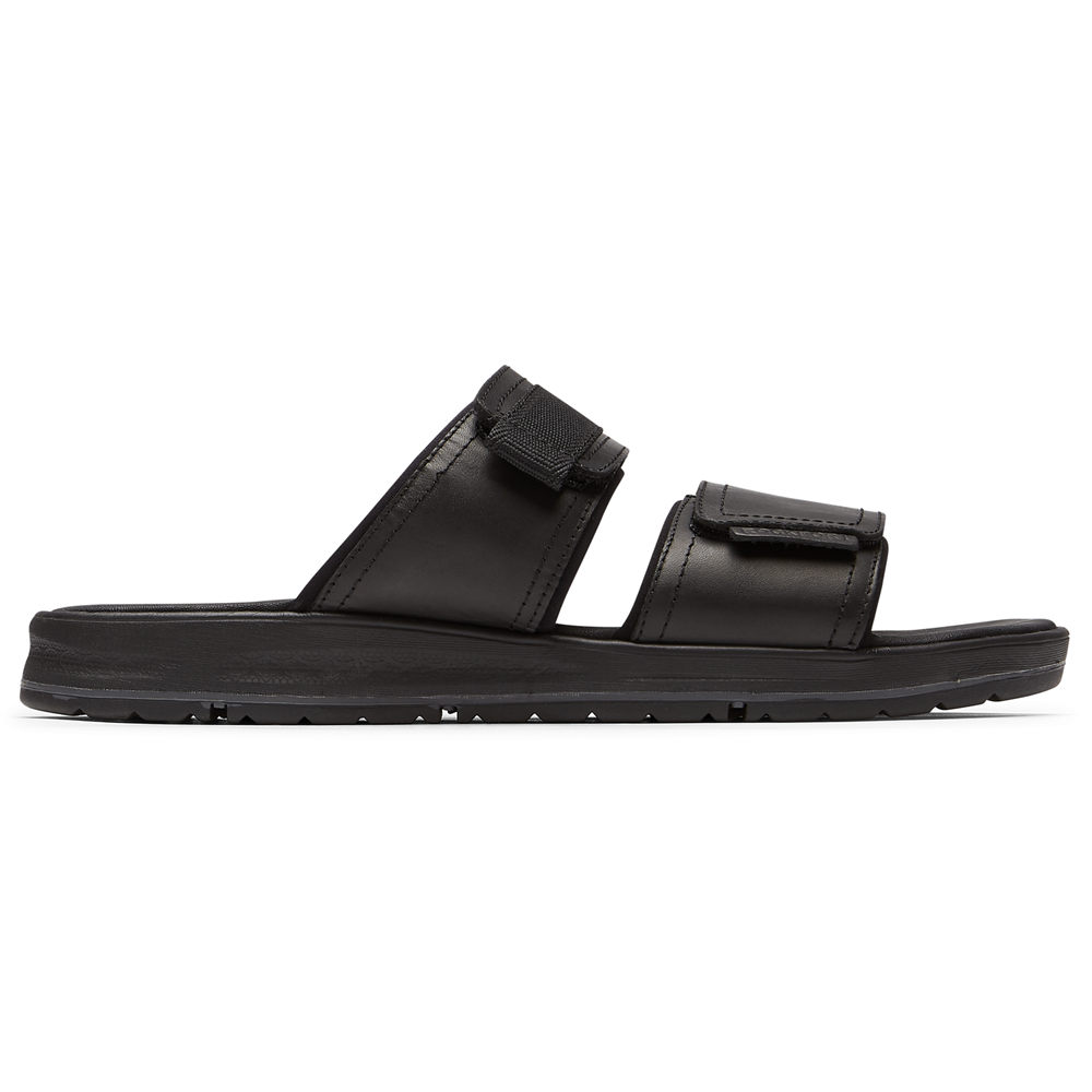 Rockport Mens Lucky Bay Dress - Slides Black - NIT859724